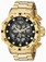 Invicta Black Dial Stainless Steel Band Watch #19182 (Men Watch)