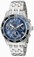 Invicta Blue Dial Stainless Steel Band Watch #19184 (Men Watch)