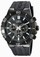 Invicta Pro Diver Quartz Chronograph Date Black Polyurethane Watch # 19200 (Men Watch)