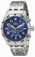 Invicta Blue Dial Stainless Steel Band Watch #19201 (Men Watch)