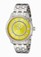 Invicta Yellow Dial Stainless Steel Band Watch #19210 (Men Watch)