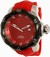 Invicta Venom Automatic Red Dial Date Red Silicone Watch # 19302 (Men Watch)