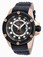 Invicta Speedway Black Dial GMT Date Black Leather Watch # 19305 (Men Watch)