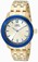 Invicta Gold Dial Stainless Steel Band Watch #19367 (Men Watch)