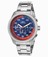 Invicta Blue Dial Stainless Steel Band Watch #19381 (Men Watch)