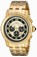 Invicta Gold Dial Chronograph Watch #19463 (Men Watch)