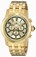 Invicta Gold Dial Stainless Steel Watch #19465 (Men Watch)