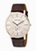 Invicta Quartz Analog Brown Leather Watch # 19542 (Men Watch)