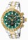 Invicta Green Dial Stainless Steel Band Watch #19574 (Men Watch)