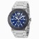 Invicta Blue Dial Uni-directional Rotating Black Ion-plated Band Watch #19596 (Men Watch)