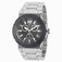Invicta Grey Dial Uni-directional Rotating Black Ion-plated Band Watch #19597 (Men Watch)