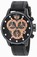 Invicta S1 Rally Quartz Chronograph Date Black Polyurethane Watch # 19625 (Men Watch)