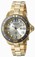 Invicta Gold Dial Stainless Steel Band Watch #19824 (Women Watch)