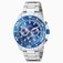Invicta Blue Dial Stainless Steel Band Watch #19843 (Men Watch)