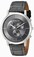Invicta Quartz Chronograph Date Grey Leather Watch # 19862 (Men Watch)