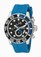 Invicta Pro Diver Black Dial Chronograph Date Blue Polyurethane Watch # 19882 (Men Watch)