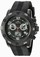 Invicta Pro Diver Quartz Chronograph Date Black Polyurethane Watch # 20038 (Men Watch)