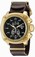 Invicta Aviator Quartz Chronograph Date Brown Leather Watch # 20059SYB (Men Watch)