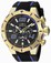 Invicta S1 Rally Quartz Chronograph Date Black Polyurethane Watch # 20108 (Men Watch)