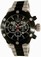 Invicta Black Dial Stainless Steel-plated Band Watch #20161SYB (Men Watch)