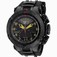 Invicta Black Carbon Fiber Dial Stainless Steel Band Watch #20220 (Men Watch)
