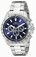 Invicta Blue Dial Stainless Steel Watch #20338 (Men Watch)