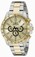 Invicta Gold Dial Stainless Steel Band Watch #20340 (Men Watch)