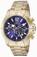 Invicta Blue Dial Stainless Steel Band Watch #21465 (Men Watch)