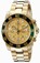Invicta Gold Quartz Watch #21554 (Men Watch)