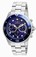 Invicta Blue Dial Stop-watch Tachometer Watch #21788 (Men Watch)