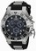 Invicta Pro Diver Quartz Chronograph Date Black Polyurethane Watch # 21830 (Men Watch)