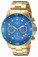 Invicta Blue Dial Stainless Steel Band Watch #21894 (Men Watch)