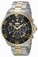 Invicta Black Dial Stainless Steel Band Watch #22037 (Men Watch)
