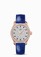 Omega Seamaster Aqua Terra 150M Co-Axial Master Chronometer Diamonds Blue Leather Watch# 220.58.34.20.99.002 (Women Watch)