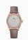 Omega Seamaster Aqua Terra 150M Co-Axial Master Chronometer Diamonds 18k Rose Gold Case Leather Watch# 220.58.38.20.99.003 (Women Watch)