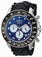 Invicta Reserve Quartz Chronograph Date Black Silicone Watch # 22137 (Men Watch)