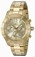 Invicta Gold Dial Stainless Steel Band Watch #22303 (Women Watch)