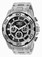 Invicta Black Dial Stainless Steel Band Watch #22318 (Men Watch)