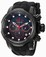 Invicta Venom Quartz Chronograph Date Black Silicone Watch # 22355 (Men Watch)