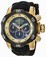 Invicta Venom Quartz Chronograph Date Black Silicone Watch # 22359 (Men Watch)