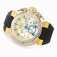 Invicta Gold Dial Silicone Rubber Band Watch #22441 (Men Watch)