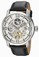 Invicta Object D Art Automatic Skeleton Dial Black Leather Watch # 22650 (Men Watch)
