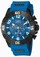 Invicta Pro Diver Quartz Chronograph Date Blue Silicone Watch # 22701 (Men Watch)