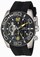 Invicta Pro Diver Quartz Chronograph Date Black Silicone Watch # 22809 (Men Watch)