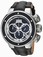 Invicta Black Dial Chronograph Date Black Leather Watch # 22939 (Men Watch)