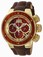 Invicta Brown Dial Stainless steel Band Watch # 22942 (Men Watch)