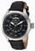 Invicta Aviator Quartz Analog Day Date Black Leather Watch # 22972 (Men Watch)