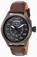 Invicta Aviator Quartz Analog Day Date Brown Leather Watch # 22975 (Men Watch)