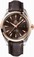 Omega Seamaster Aqua Terra Co-Axial Automatic Chronometer Annual Calender 18k Rose Gold Bezel Brown Leather Watch# 231.23.43.22.06.002 (Men Watch)