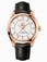 Omega 43mm Automatic Chronometer Aqua Terra 150M GMT Silver Dial Rose Gold Case With Brown Leather Strap Watch #231.53.43.22.02.001 (Men Watch)